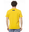 Мъжка памучна тениска в жълт цвят-1 снимка