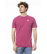 Мъжка памучна тениска в нюанс на цвят циклама-0 снимка