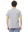 Мъжка памучна тениска в сив меланж-1 снимка