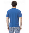 Мъжка памучна блуза в син нюанс-1 снимка