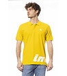 Мъжка памучна блуза в жълт нюанс-0 снимка