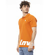 Мъжка памучна блуза в оранжев нюанс-2 снимка