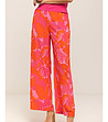 Дамски панталон в розово и оранжево-2 снимка