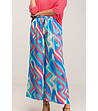 Дамски многоцветен панталон-2 снимка