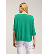 Дамска оversize зелена блуза-1 снимка