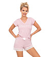 Дамска пижама в цвят розова пудра Simply-0 снимка
