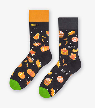 Unisex чорапи в цвят графит Autumn  снимка