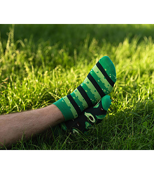 Зелени unisex къси чорапи Avocado  снимка