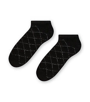 Черни unisex къси чорапи  снимка