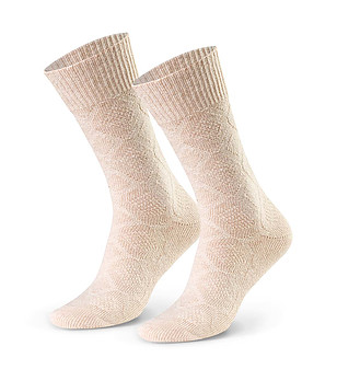 Unisex чорапи в светлобежово Jasny  снимка