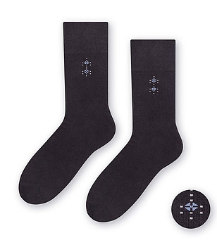 Тъмносини unisex чорапи снимка