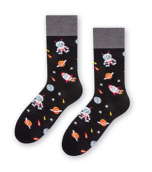 Черни тематични unisex чорапи снимка