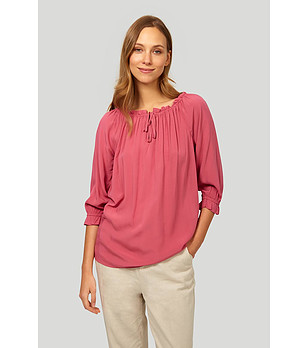 Дамска блуза в цвят корал Modeste снимка
