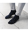 Тъмносини unisex чорапи на точки-0 снимка