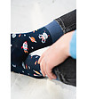 Тъмносини тематични чорапи unisex -2 снимка