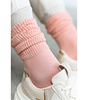 Розови unisex памучни чорапи-2 снимка