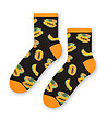 Unisex тематични чорапи в черно и оранжево-0 снимка