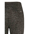 Панталон в меланж на черно и бяло Lejras-4 снимка