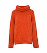 Оранжев дамски пуловер Zulina-1 снимка