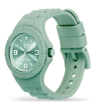 Зелен дамски силиконов часовник  снимка