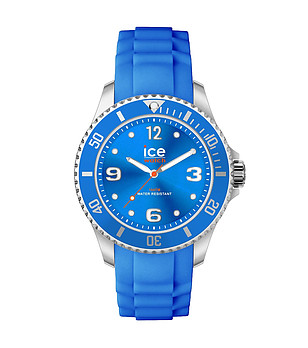 Мъжки часовник в синьо и сребристо снимка