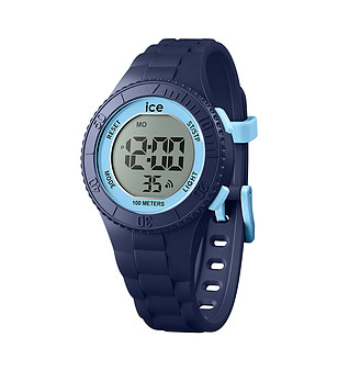 Unisex дигитален часовник в сини нюанси снимка