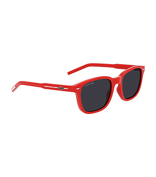 Мъжки слънчеви очила с червени рамки снимка