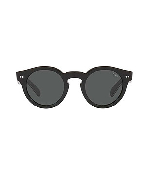 Мъжки слънчеви очила с черна рамка снимка