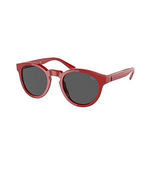 Мъжки слънчеви очила с червени рамки снимка
