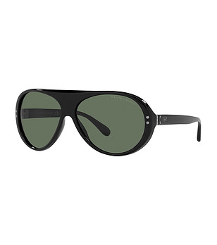 Мъжки слънчеви очила с черни рамки  снимка