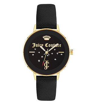 Дамски часовник в черно и златисто снимка
