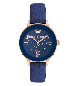 Дамски часовник в синьо и розовозлатисто снимка