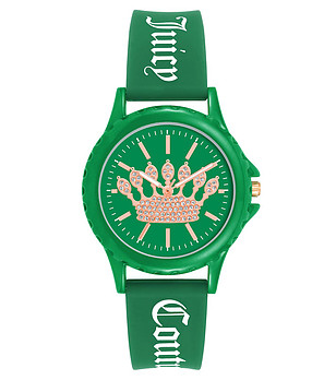 Зелен дамски часовник снимка