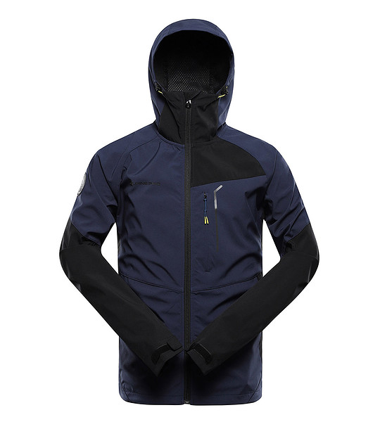 Softshell мъжко яке в тъмносиньо и черно Esprit с DWR снимка