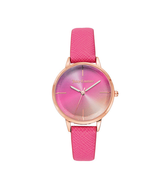 Дамски часовник в розово и розовозлатисто снимка