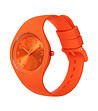 Оранжев дамски часовник-2 снимка
