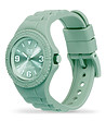 Зелен дамски силиконов часовник -0 снимка