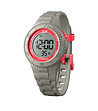 Unisex дигитален часовник в сиво и червено-0 снимка