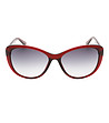 Дамски слънчеви очила котешко око в червено-1 снимка