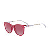 Дамски очила с червени матирани рамки и бели дръжки-0 снимка
