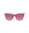 Дамски очила с червени матирани рамки и бели дръжки-1 снимка