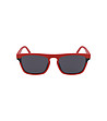 Червени мъжки слънчеви очила със сиви лещи-1 снимка