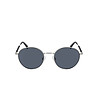 Unisex слънчеви очила с рамка в сребристо-1 снимка