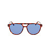 Unisex слънчеви очила с кафява хавана-1 снимка