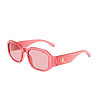 Unisex слънчеви очила в розово -2 снимка