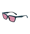 Зелени дамски слънчеви очила с розови лещи-0 снимка