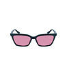 Зелени дамски слънчеви очила с розови лещи-1 снимка