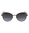Дамски слънчеви очила с черна метална рамка-1 снимка