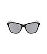 Дамски слънчеви очила с черна рамка и бели дръжки-1 снимка