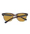 Мъжки слънчеви очила с кафяви полурамки-2 снимка